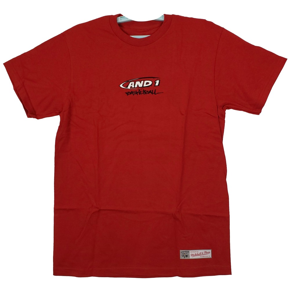 AND1 Mitchell & Ness Medium Shirt You Have No Game Artwork Red NWT
